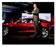 Elon Musk Signed 8 x 10 Photograph JSA