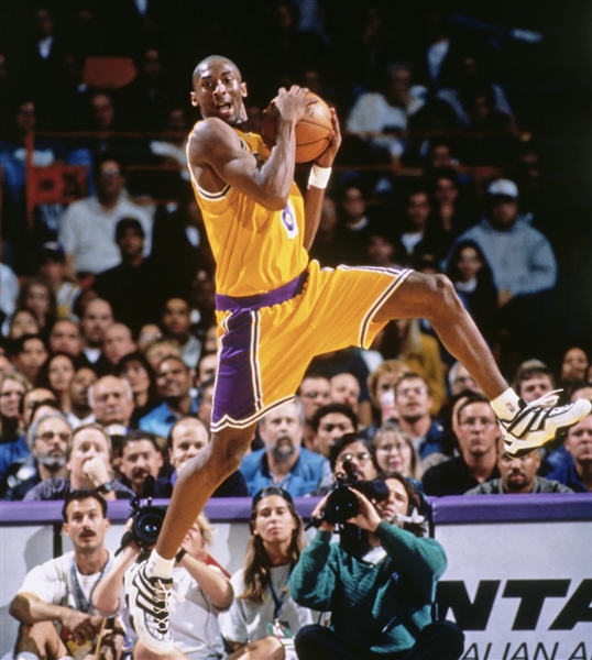 Lot Detail - Kobe Bryant 11/3/1996 Debut Game Worn and Signed Sneakers ...