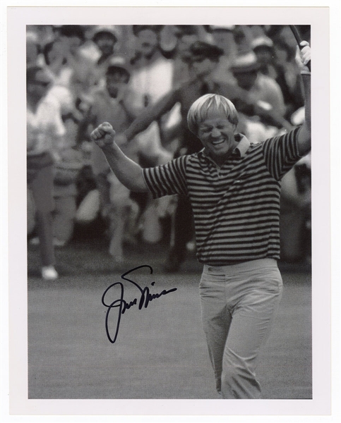 Jack Nicklaus Signed 1986 Masters Signed Photograph