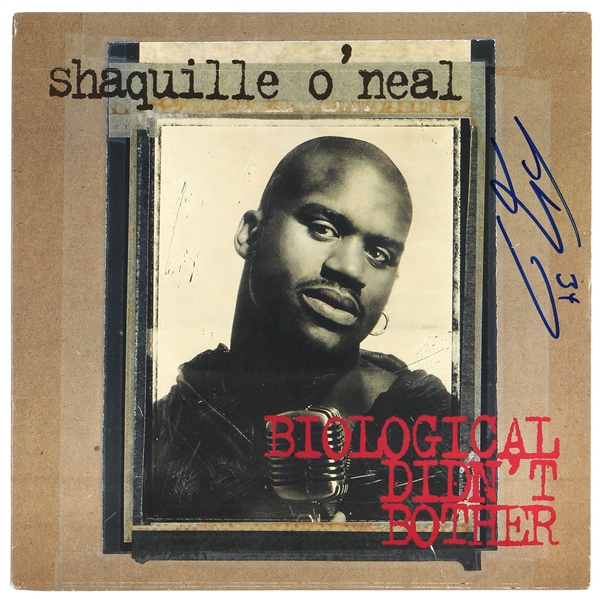 Shaquille O’Neal Signed "Biological Didn’t Bother" EP Cover