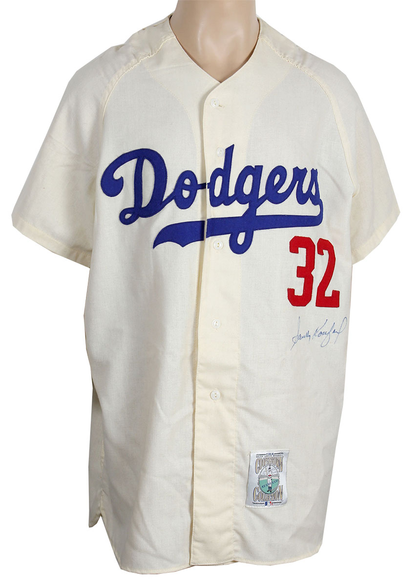 Lot Detail - Sandy Koufax Signed Brooklyn Dodgers Rookie Cooperstown ...