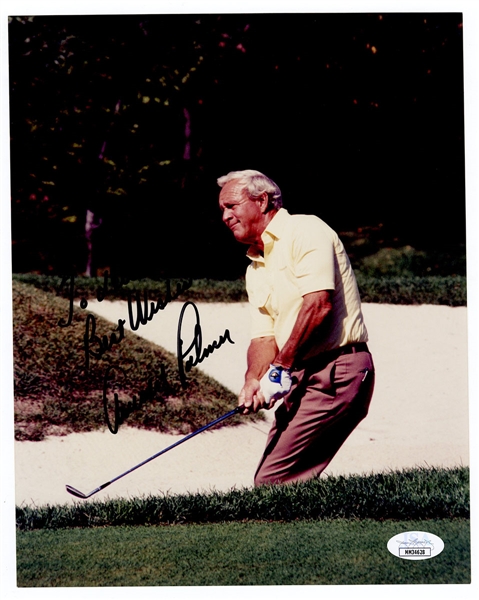 Arnold Palmer Signed Photograph JSA
