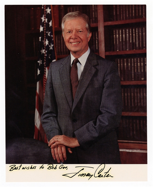 President Jimmy Carter Signed Photograph JSA