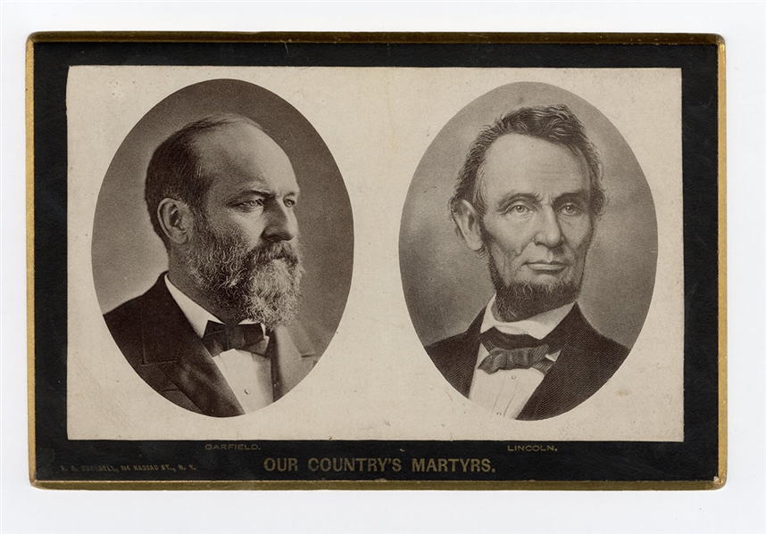 Garfield & Lincoln Memorium Cabinet Photograph