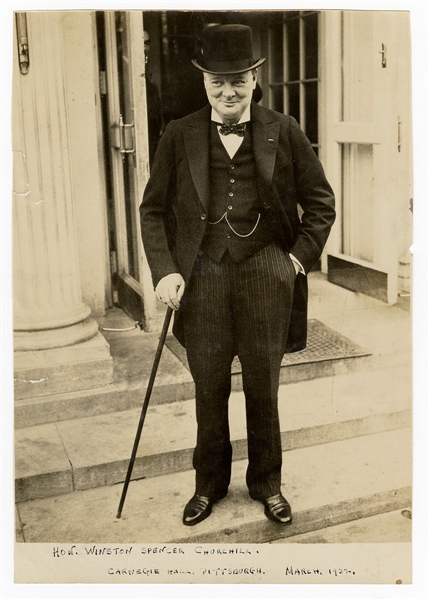 Winston Churchill Original Photograph
