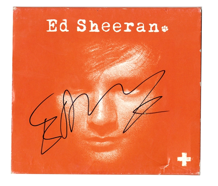 Ed Sheeran Signed "+" CD Cover