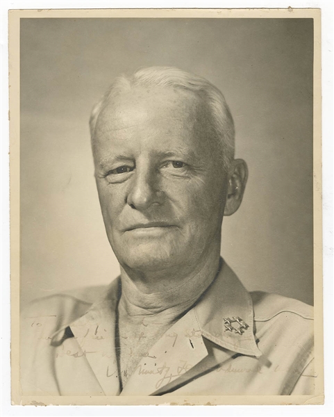 Admiral Chester W. Nimitz Signed and Inscribed Photograph