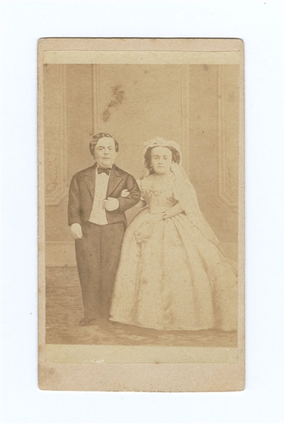 General Tom Thumb and Wife CDV