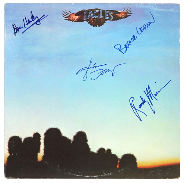 The Eagles Band Signed "Eagles" Album JSA