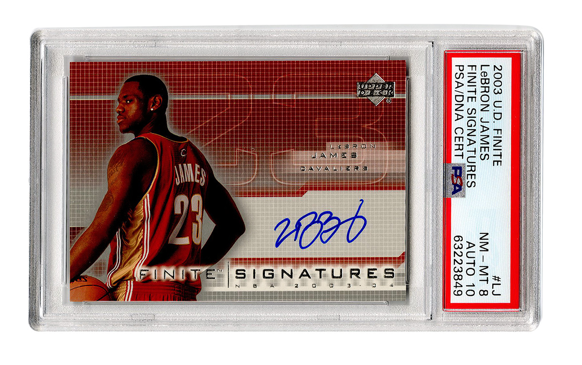 Sold at Auction: 2003 Upper Deck Lebron James #201 Rookie Card