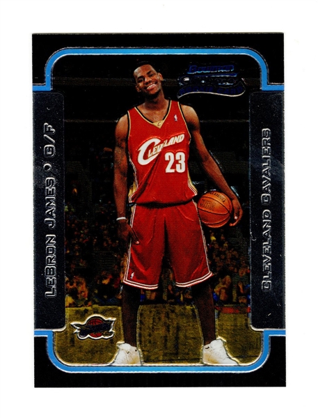 2003-04 Bowman Chrome #123 LeBron James Rookie Card