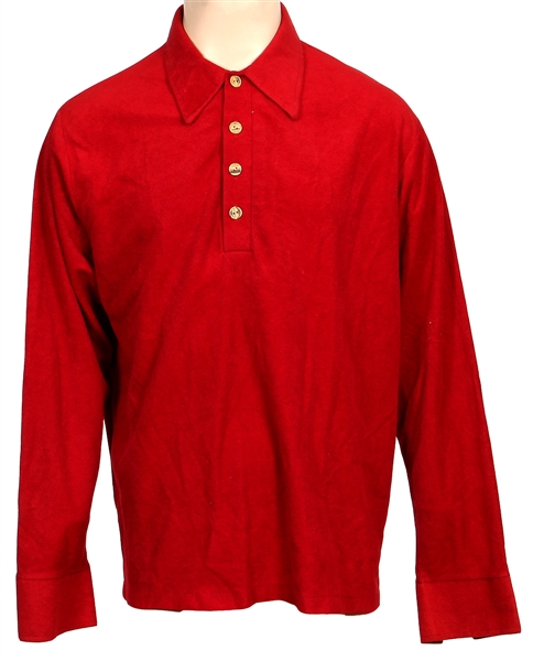 Elvis Presley Owned & Worn Kings Road/Sears Red Knit Shirt