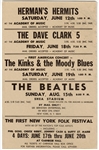 The Beatles Shea Stadium Original 1965 Concert Poster