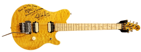 Eddie Van Halen Owned, Signed and Played Ernie Ball Electric Guitar