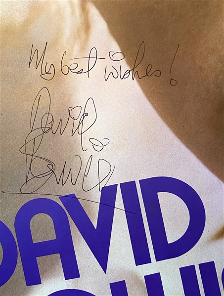 David Bowie 1972 Vintage Signed 19” x 19” RCA Promo Poster David Bowie Autographs LOA