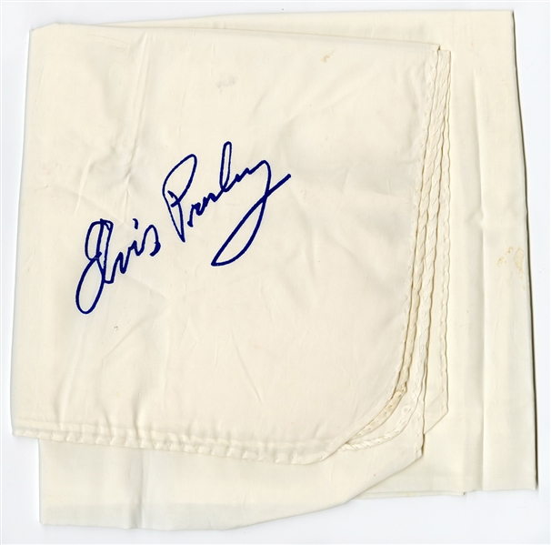 Elvis Presley Stage Worn Concert Scarf Used During Iconic “Comeback” Concert 11/14/1970