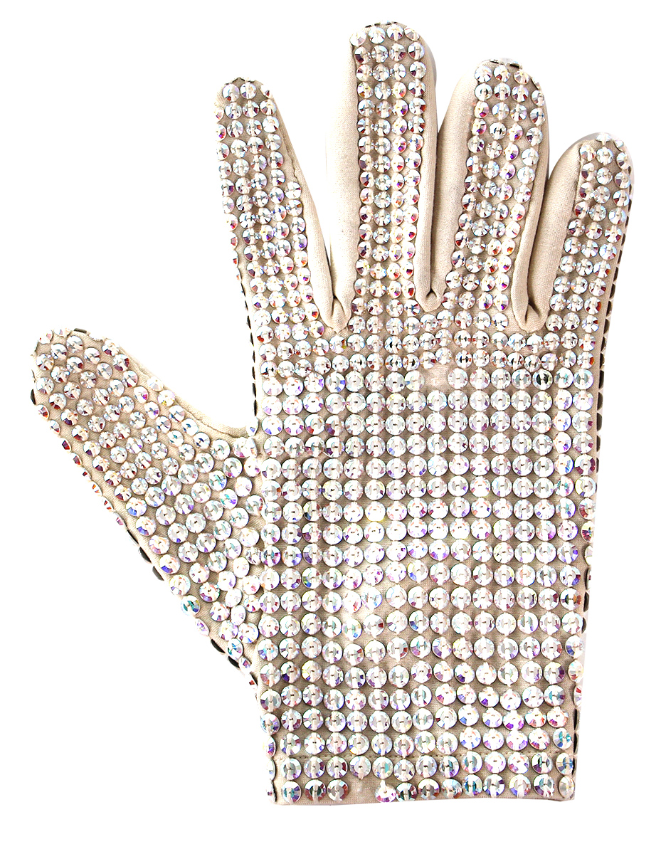 Michael Jackson's Swarovski-covered glove worn at the American Music Awards  in 1984 is among the items up for auction on June 25th and June 26th by  Julien's Auctions Gallery in Beverly Hills.