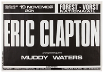 Eric Clapton and Muddy Waters Original Concert Poster