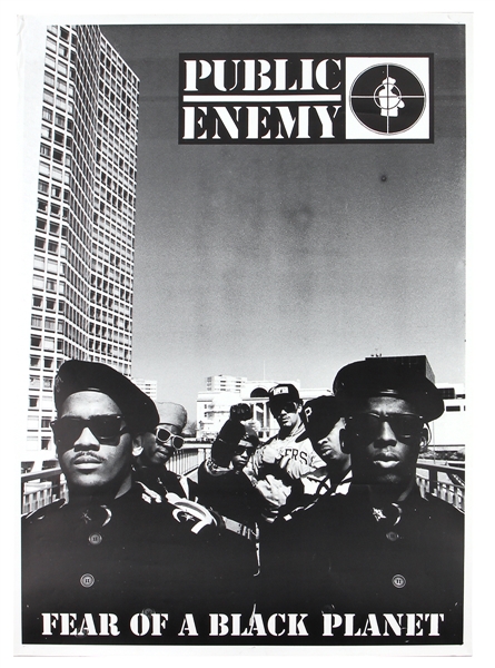 Public Enemy "Fear of a Black Planet" Original Poster