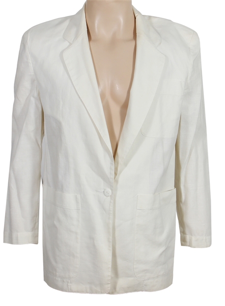 Michael Jackson Owned and Worn White Jacket