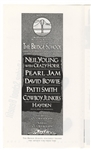 Neil Young, David Bowie, Pearl Jam, Patti Smith et al Original Bridge School Benefit Concert Program