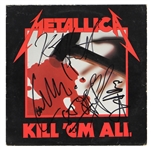Metallica "Kill Em All" Band Signed Album JSA