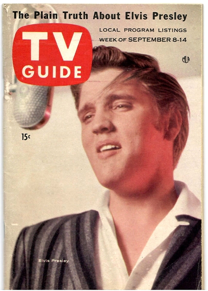Elvis Presley Original 1956 Vintage TV Guide