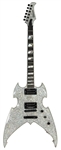 KISS Paul Stanley “Rock The Nation” Stage Played Silvertone Sparkle Guitar