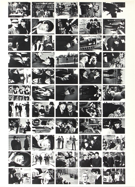 1964 Beatles 55-Card Uncut Sheet