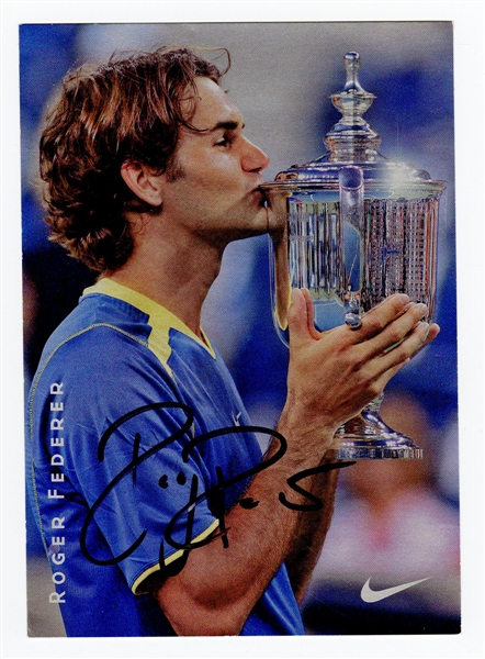 Roger Federer Signed Photograph