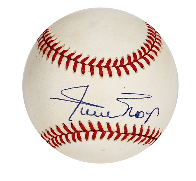 Willie Mays Signed Baseball