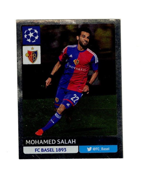 Mohamed Salah 2013-14 Panini UEFA Champions League #302 Rookie Card