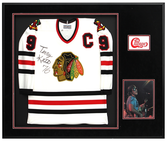Chicago Lead Singer Terry Kath Signed Chicago Blackhawks Jersey