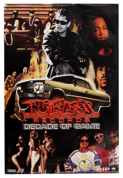Ruthless Records Decade of Game Poster