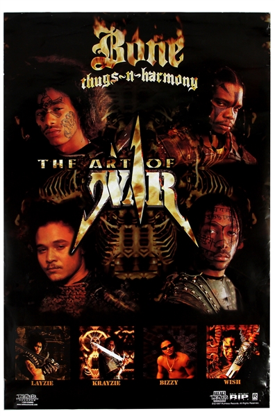 Bone Thugs-N-Harmony 1997 “The Art of War” Promotional Album Poster
