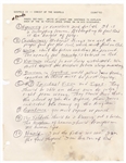 Johnny Cash Handwritten Notes on Gospels II - Christ of the Gospels