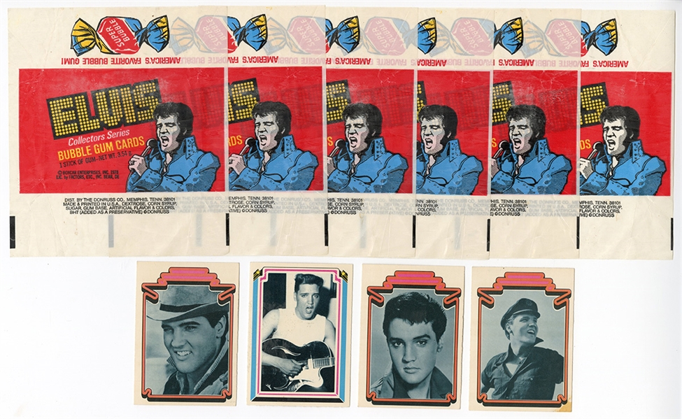 Elvis Presley Bubblegum Cards and Wrappers