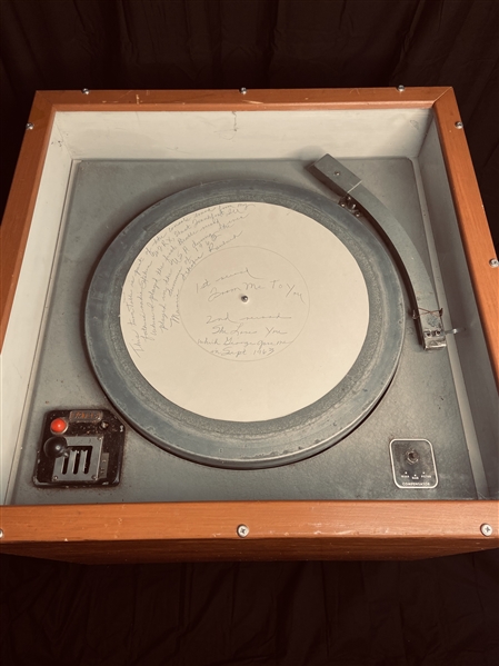 The Beatles 1963 George Harrison Radio Used Turntable