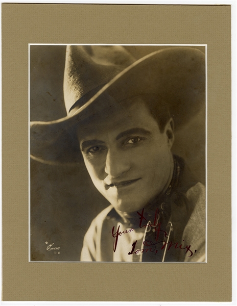 Tom Mix Signed Photograph