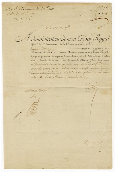 Louis XVI Signed Document 1789