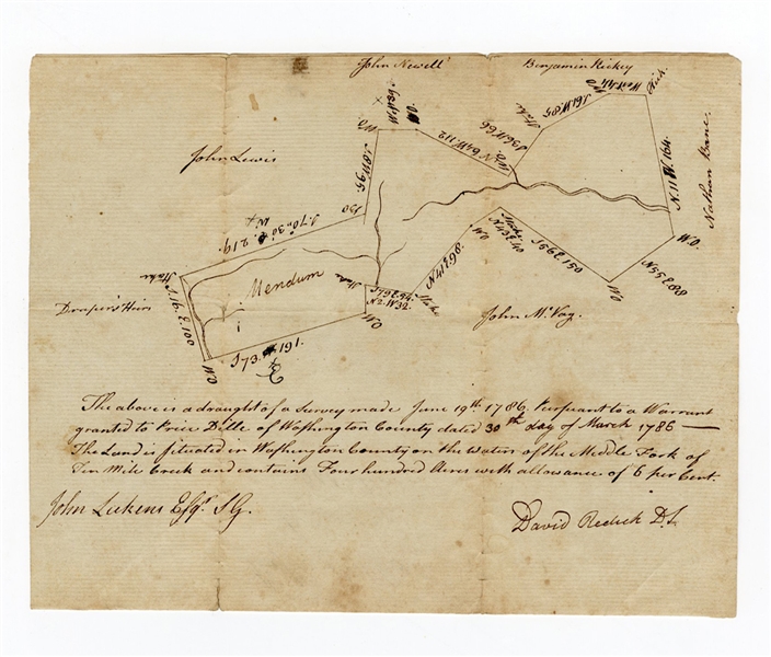 1786 Historic Land Survey