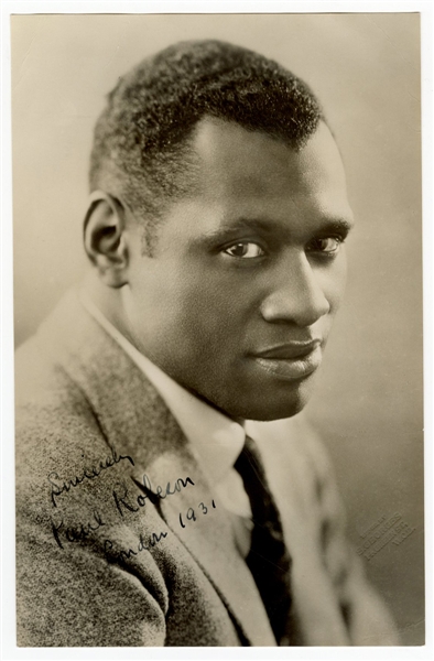 Paul Robeson Signed Photograph