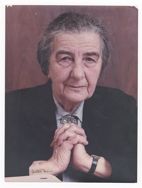 Golda Meir Signed Photograph