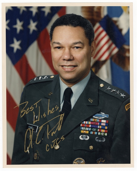 Lot Detail - General Colin Powell Signed Photograph