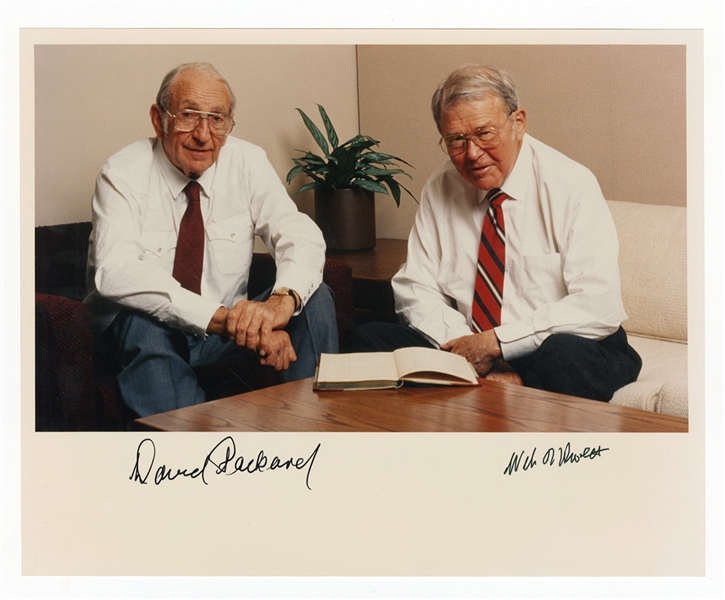 Bill Hewlett and David Packard Dual Signed Photograph