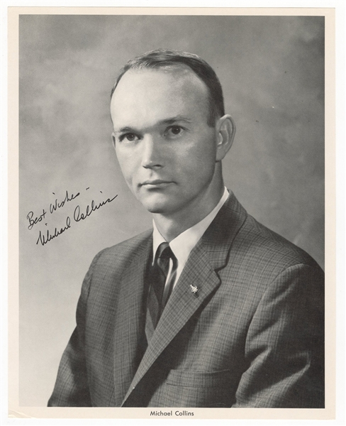 Michael Collins Signed Photograph