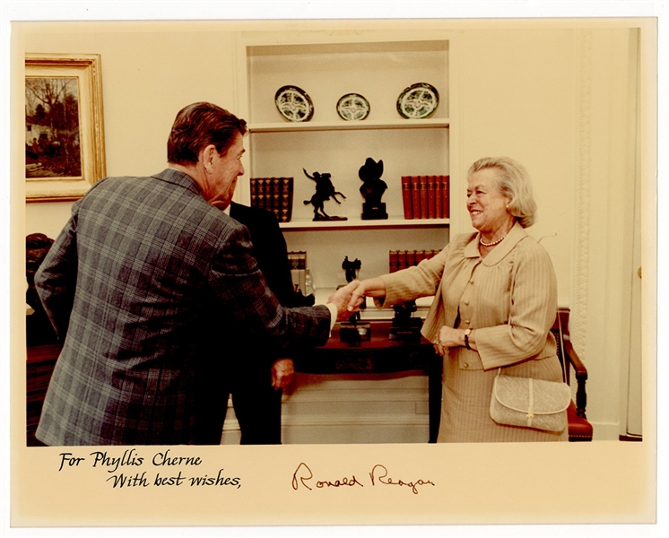 Ronald Reagan Photograph (Autopen Signature)