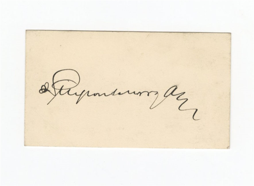 J. P. Morgan Cut Signature