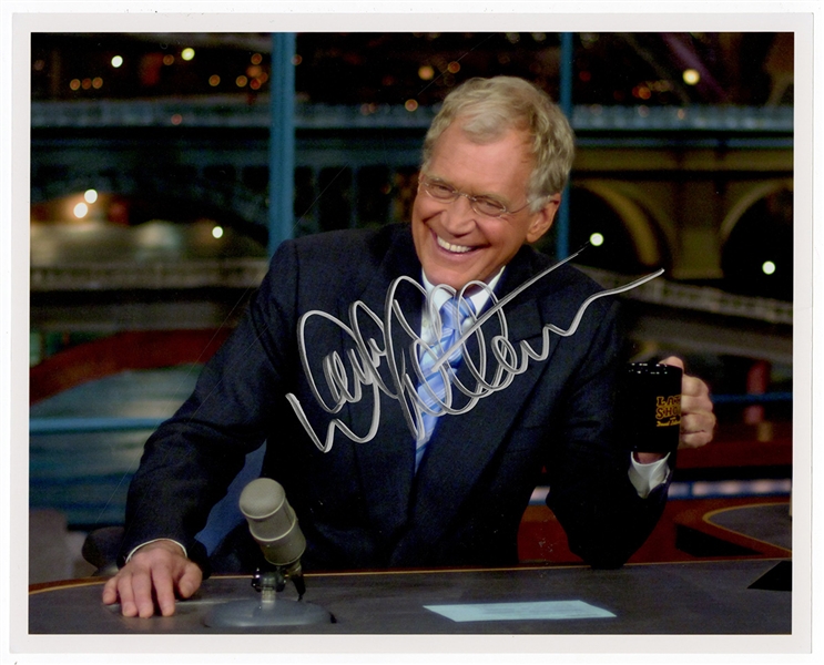 David Letterman Signed Photograph