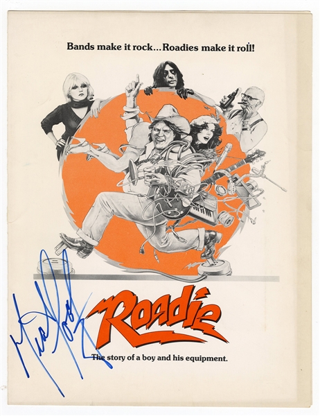Meat Loaf Signed "Roadie" Movie Promo Folder